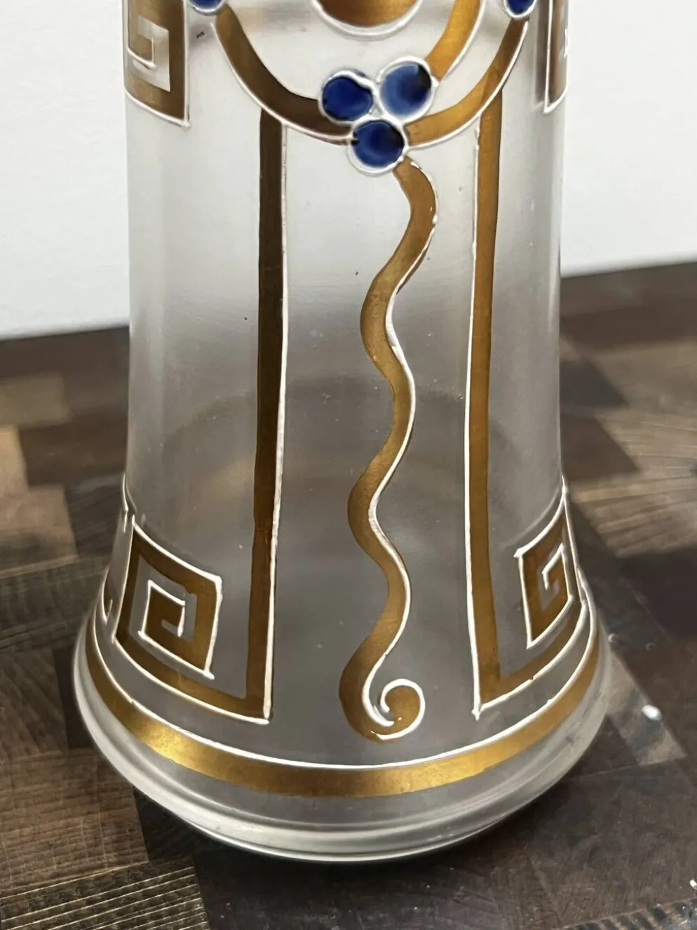 Bouteille émaillée 1899/1900 art nouveau - art déco