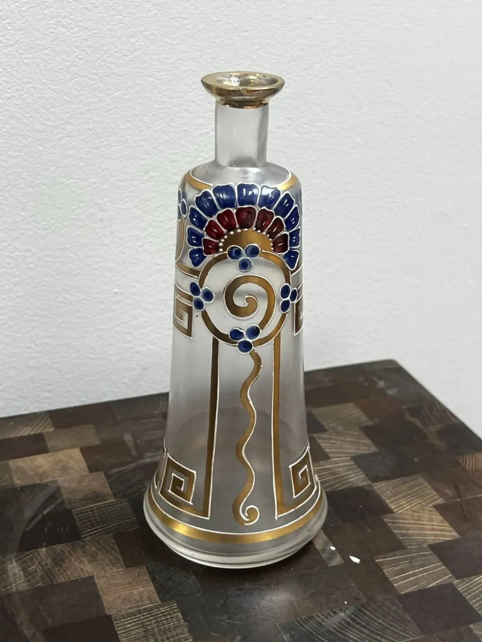 Bouteille émaillée 1899/1900 art nouveau - art déco