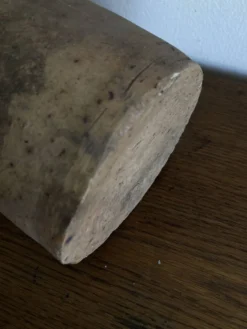 Bouteille penchée de campagne 1950 XL grès brut terre cuite