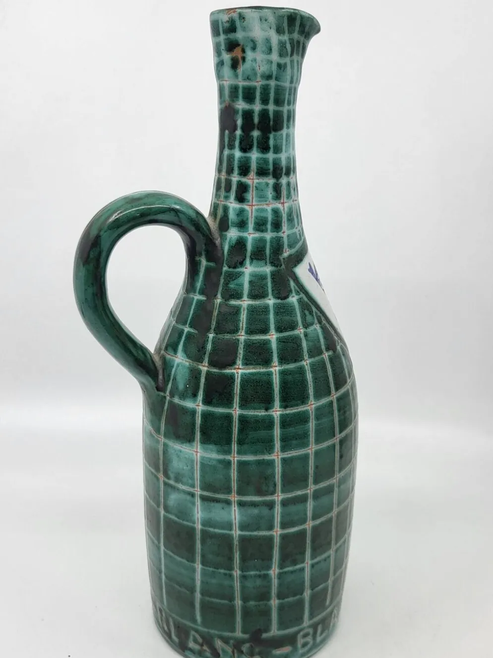 Bouteille Robert Picault en céramique Francaise Vallauris Côte-d'Azur 1950