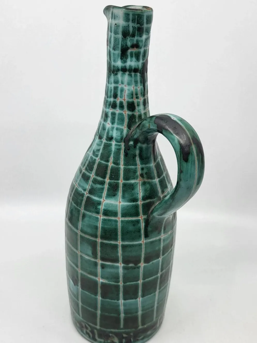 Bouteille Robert Picault en céramique Francaise Vallauris Côte-d'Azur 1950