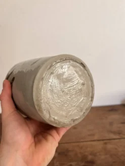 Bouteille Sake Bimbo Tokkuri Gres Japon Calligraphie Bouteille De Tokku Edo