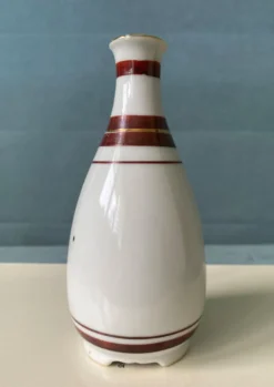 Bouteille à saké japonaise vintage en porcelaine – Kutani – H15 cm