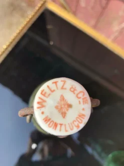 Bouteilles de bière bouchon porcelaine