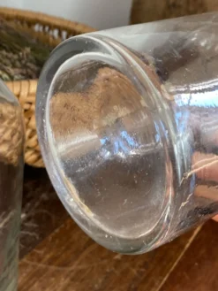 Bouteilles en verre soufflé