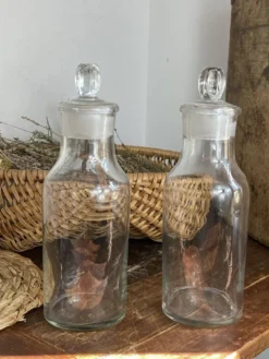 Bouteilles en verre soufflé