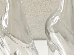 2 bouteilles flacons verre vintage modèle déposé kefla france talons hauts