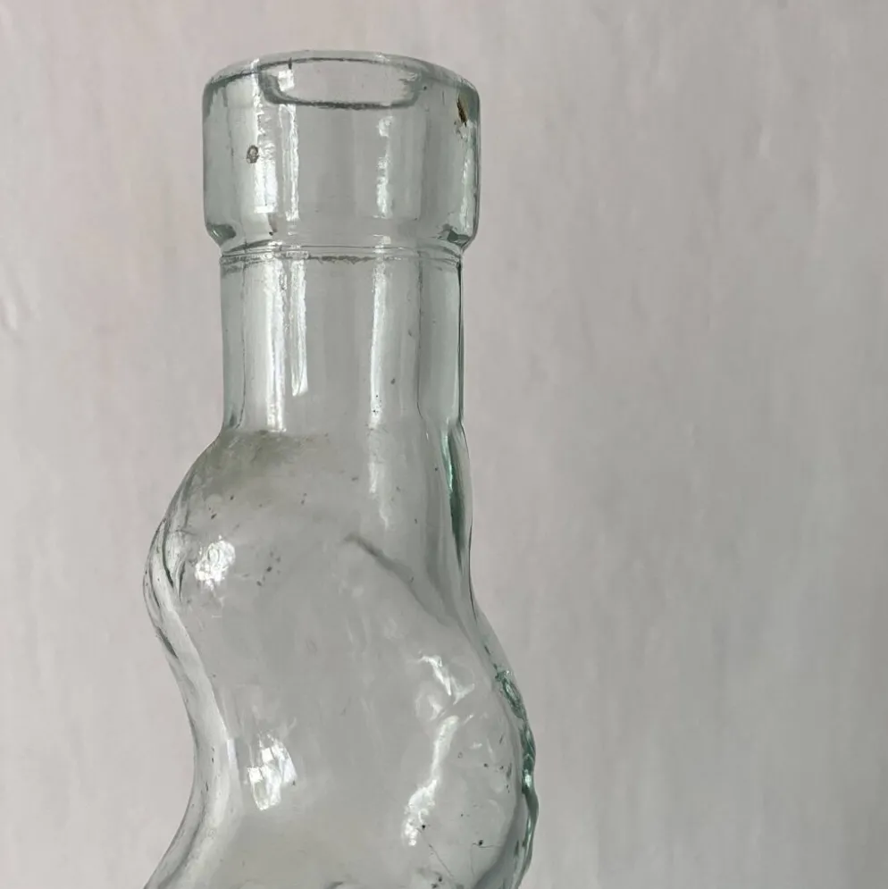 Bouteilles italiennes Empoli torsadées vintage
