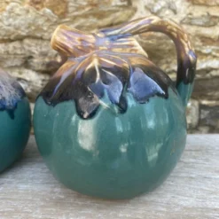 Bouteilles pomme en céramique Alpho années 60-70