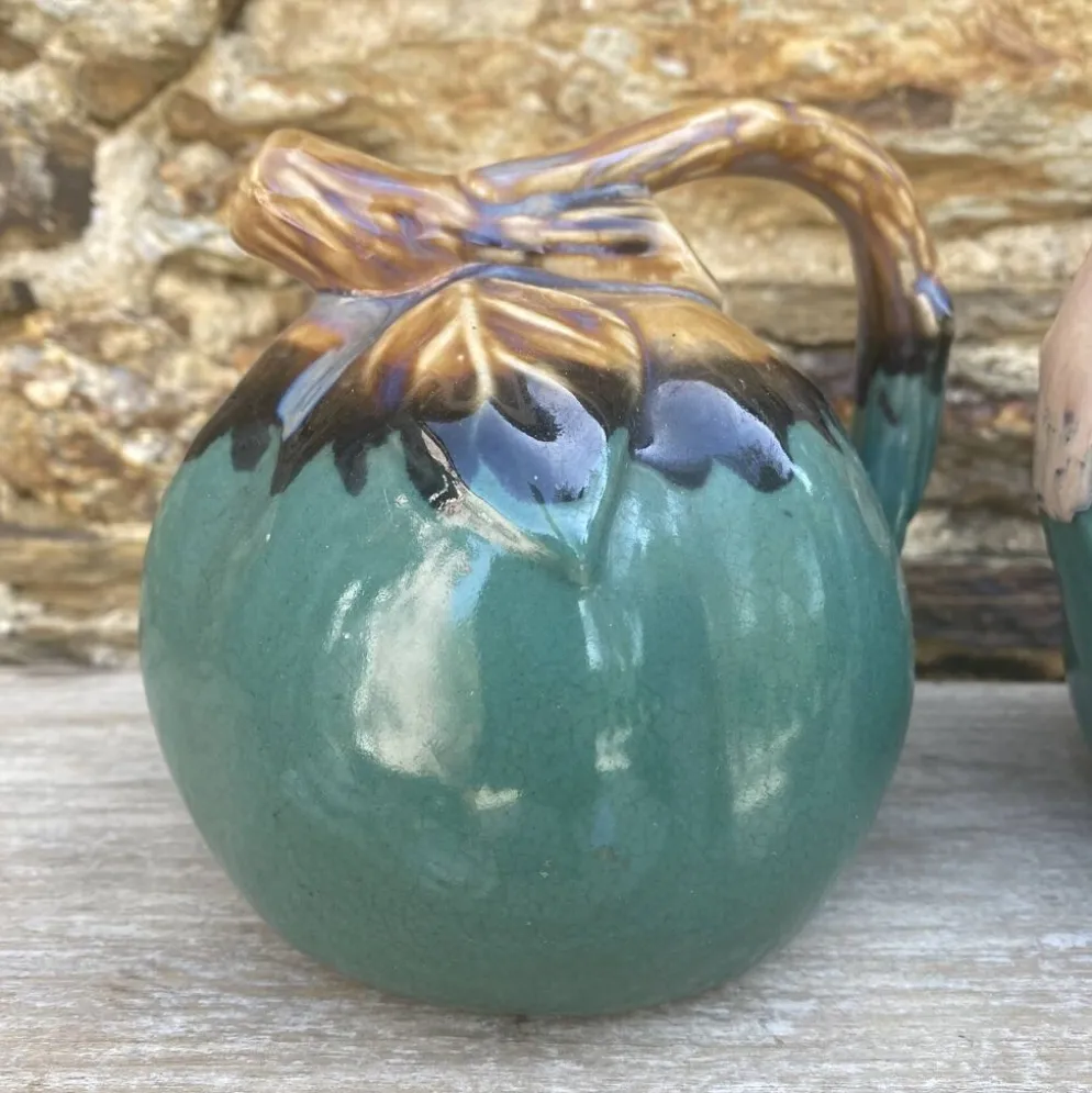 Bouteilles pomme en céramique Alpho années 60-70