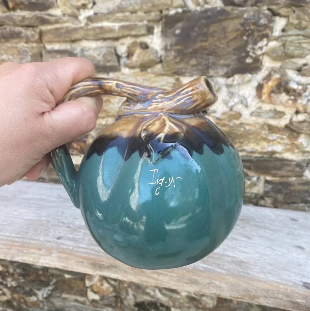 Bouteilles pomme en céramique Alpho années 60-70