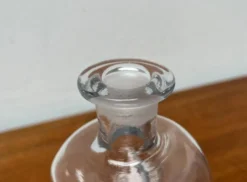 Bouteilles Vintage Danoises Kluk Kluk en Verre de Holmegaard, années 1970, Ensemble de 2