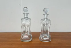 Bouteilles Vintage Danoises Kluk Kluk en Verre de Holmegaard, années 1970, Ensemble de 2