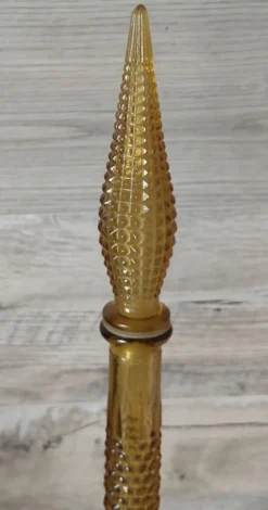 Bouteille verre ampoli pointes de diamant