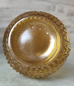 Bouteille verre ampoli pointes de diamant