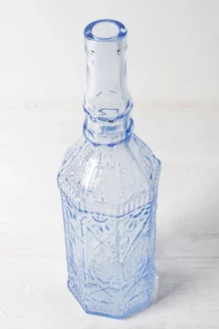 Bouteille vintage bleu clair / Bouteille Fiesole 720ml pour maison de campagne / Bormioli
