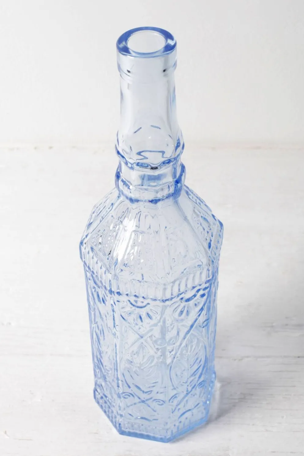 Bouteille vintage bleu clair / Bouteille Fiesole 720ml pour maison de campagne / Bormioli