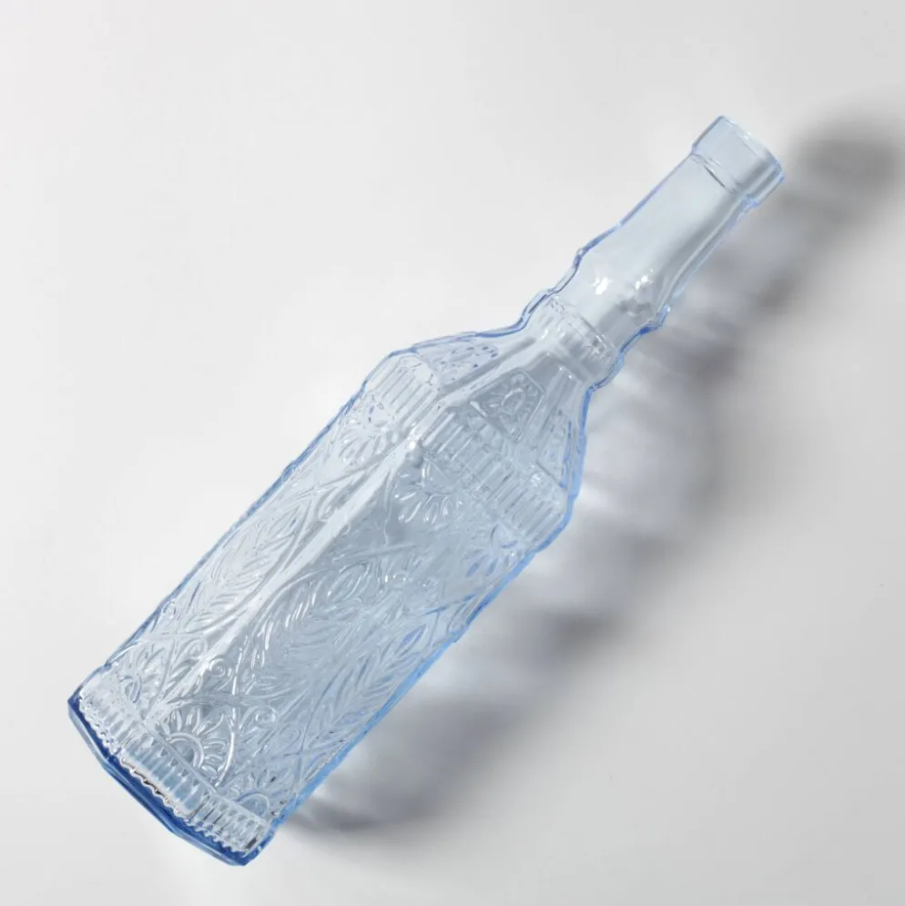 Bouteille vintage bleu clair / Bouteille Fiesole 720ml pour maison de campagne / Bormioli