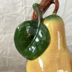 Bouteille vintage en céramique forme poire
