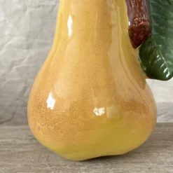 Bouteille vintage en céramique forme poire