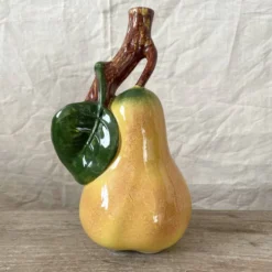 Bouteille vintage en céramique forme poire