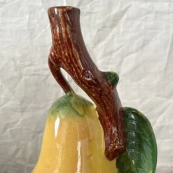 Bouteille vintage en céramique forme poire