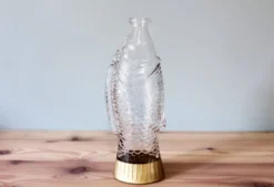Bouteille vintage forme poisson