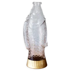 Bouteille vintage forme poisson