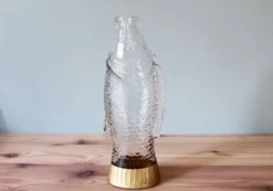 Bouteille vintage forme poisson