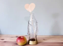 Bouteille vintage forme poisson