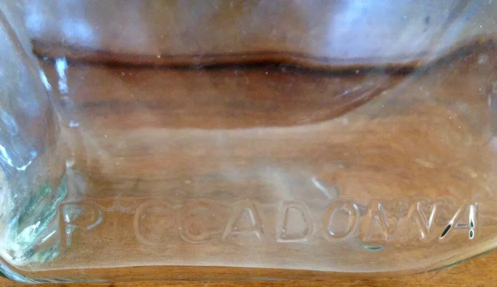 Bouteille vintage Riccadonna 2 L années 50