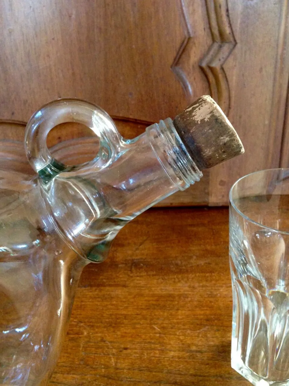Bouteille vintage Riccadonna 2 L années 50