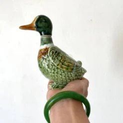 Bouteille zoomorphe ,canard en céramique