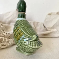 Bouteille zoomorphe ,canard en céramique