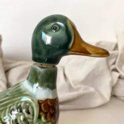 Bouteille zoomorphe ,canard en céramique
