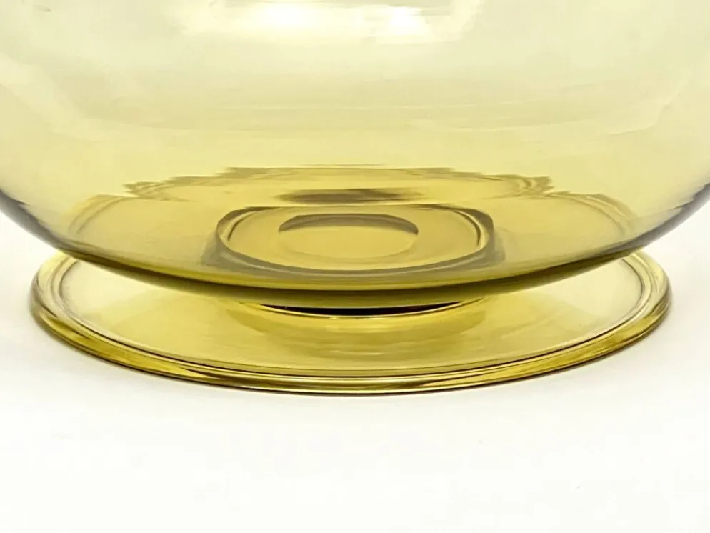Bowl en verre de Murano des années 1930 attribué à Vittorio Zecchin pour Cappell.