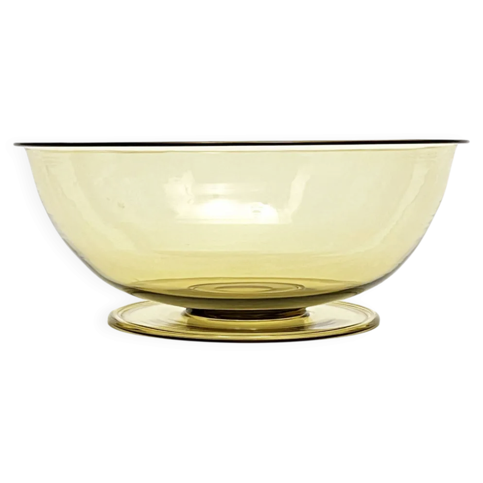 Bowl en verre de Murano des années 1930 attribué à Vittorio Zecchin pour Cappell.