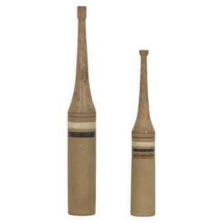 Bruno Gambone, paire de bouteilles en céramique XL, Italie années 1970