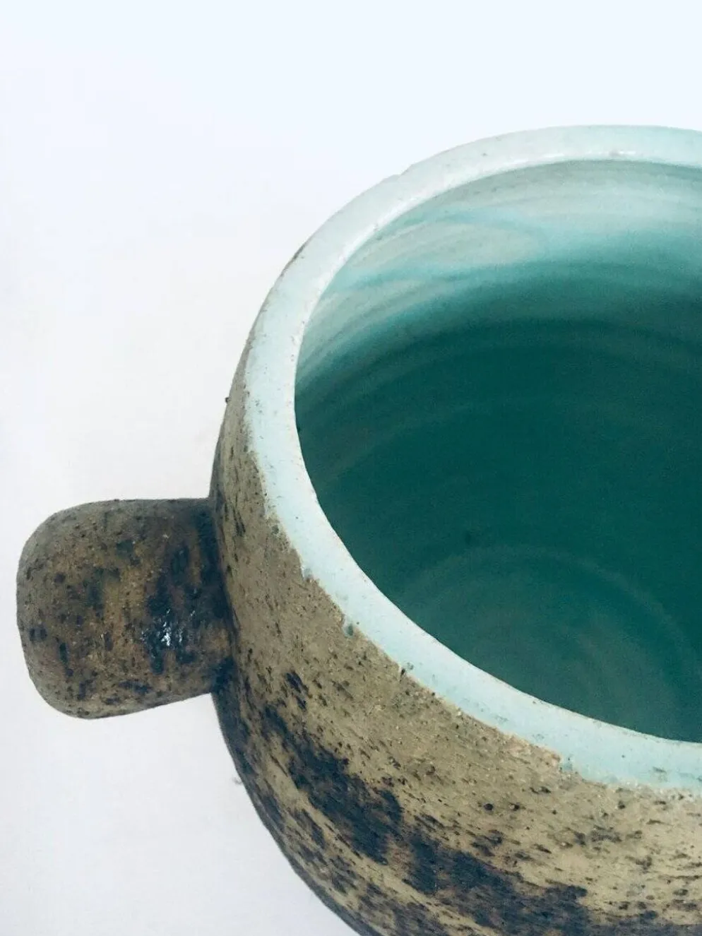 Brutalist Dutch Art Ceramic Pot by Pieter Groeneveldt, Netherlands, 1960s