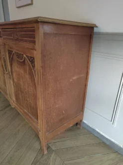 Buffet ancien art déco sculpté vintage