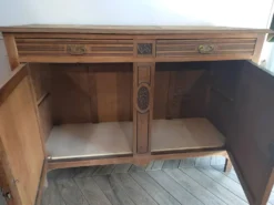 Buffet ancien art déco sculpté vintage