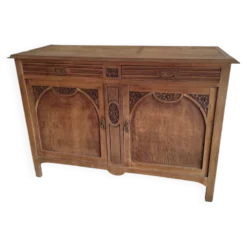 Buffet ancien art déco sculpté vintage