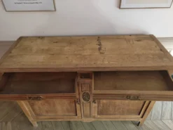 Buffet ancien art déco sculpté vintage