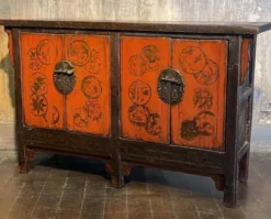 Buffet ancien chinois 4 portes