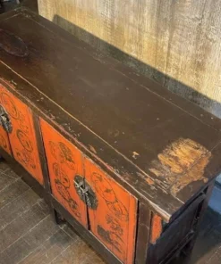 Buffet ancien chinois 4 portes