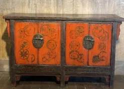 Buffet ancien chinois 4 portes