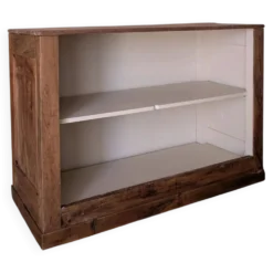Buffet ancien en noyer – Console, meuble de salle de bain ou buffet de cuisine