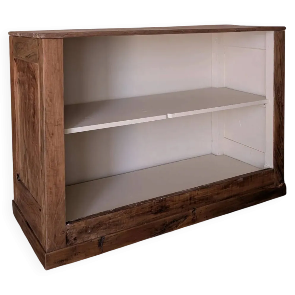 Buffet ancien en noyer – Console, meuble de salle de bain ou buffet de cuisine