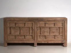 Buffet ancien à panneaux en bois de pin – Chine, vers 1900