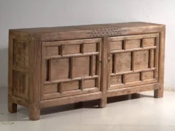 Buffet ancien à panneaux en bois de pin – Chine, vers 1900